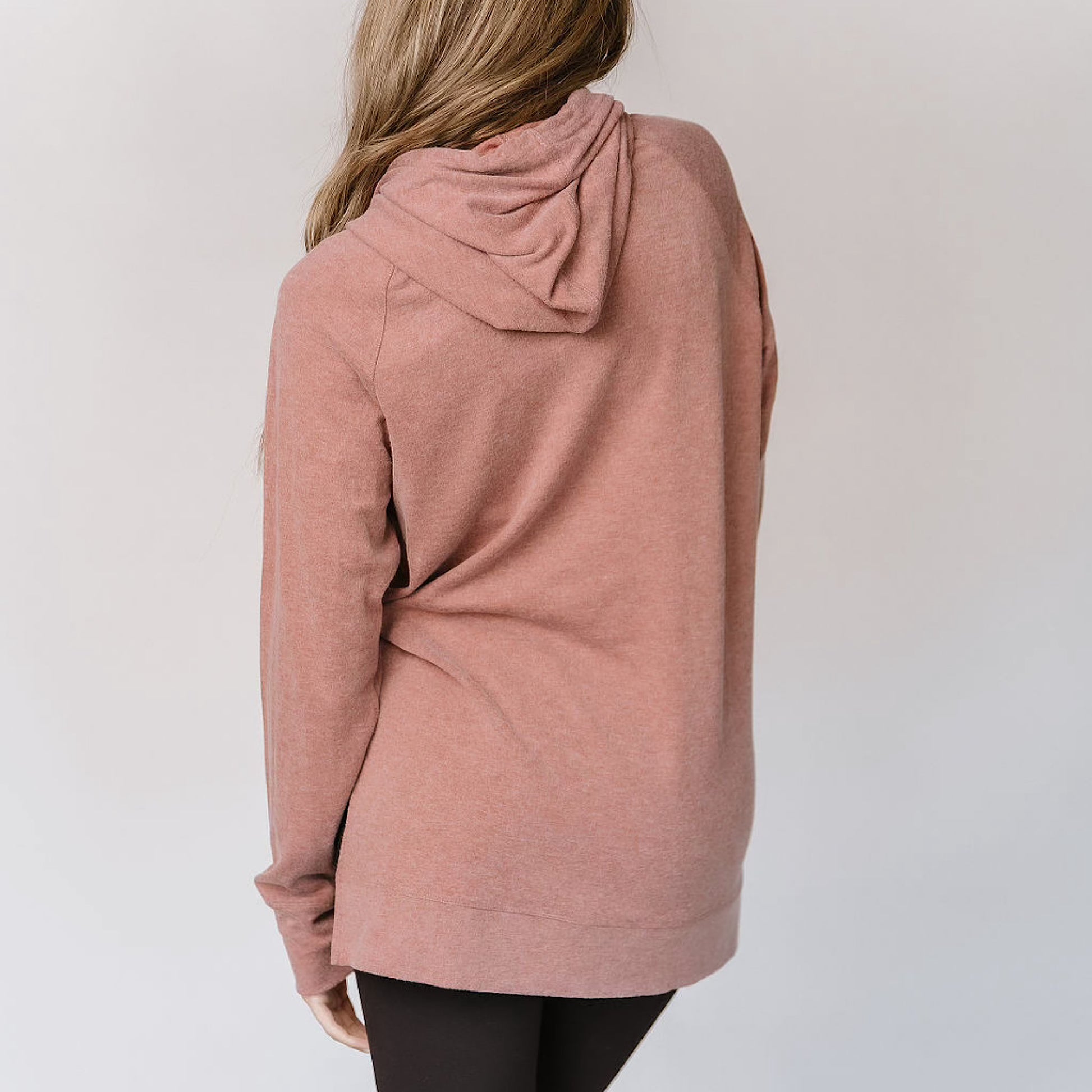 Side Slit Hoodie - Sienna