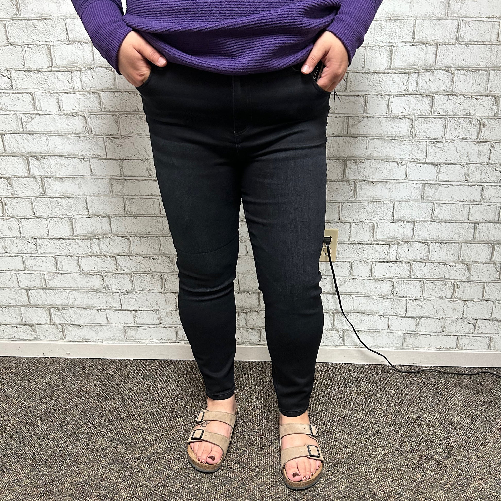 Abby High-rise Ankle Skinny- Apollo