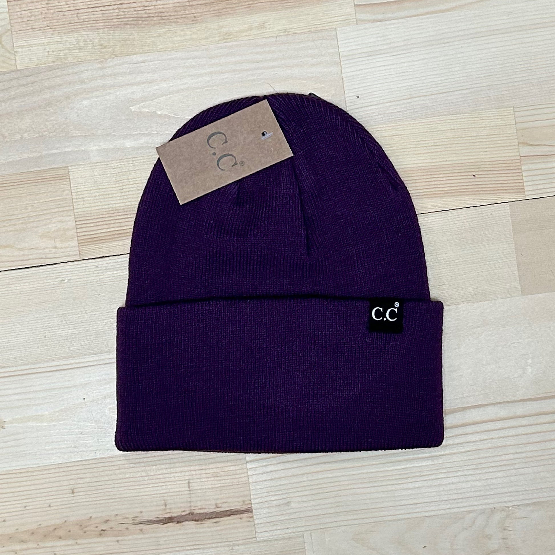 Unisex Wide Cuff C.C Beanie
