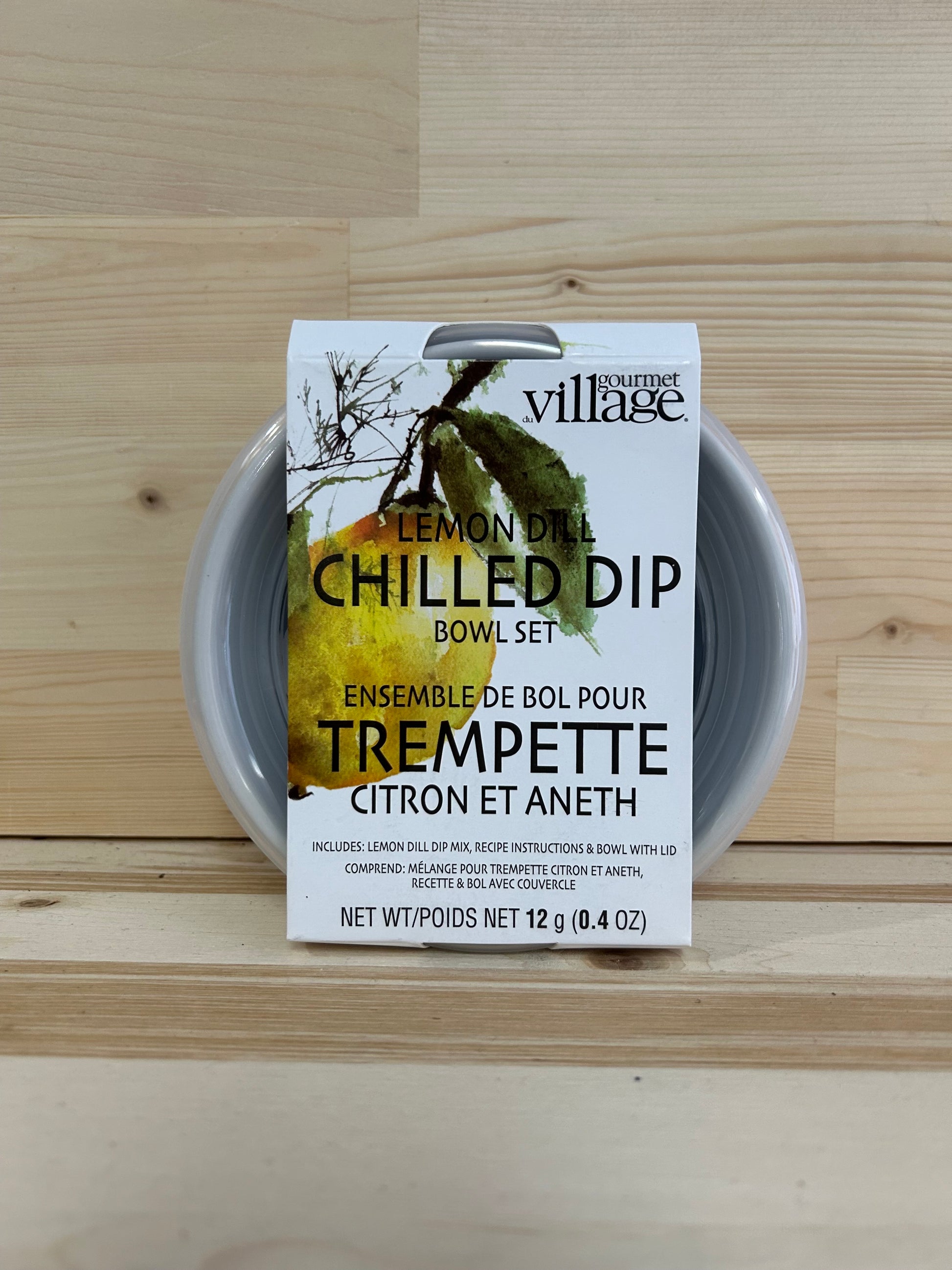 Lemon Dill Dip Bowl Set
