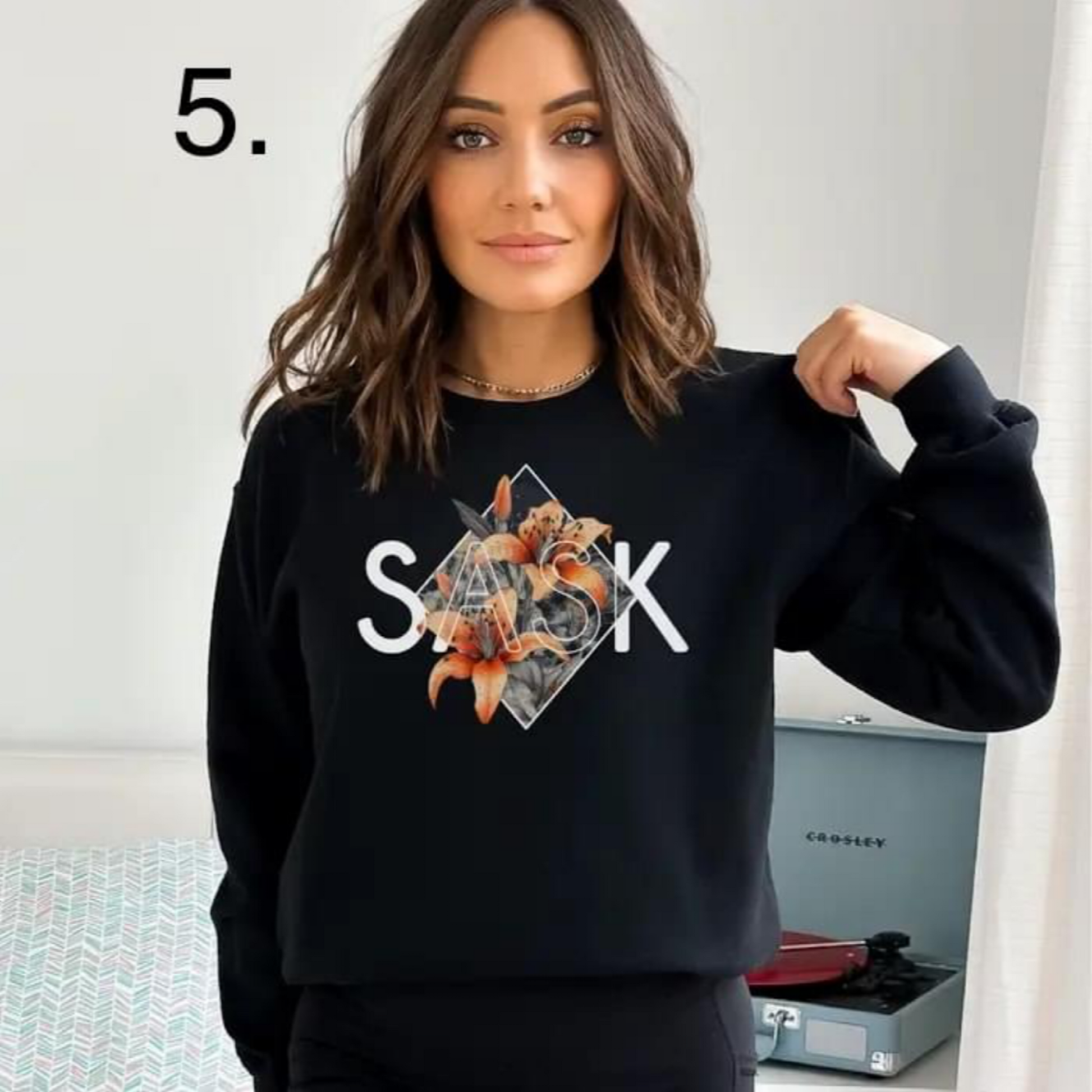 Sask Diamond Crewneck Sweatshirt | Saskatchewan Apparel