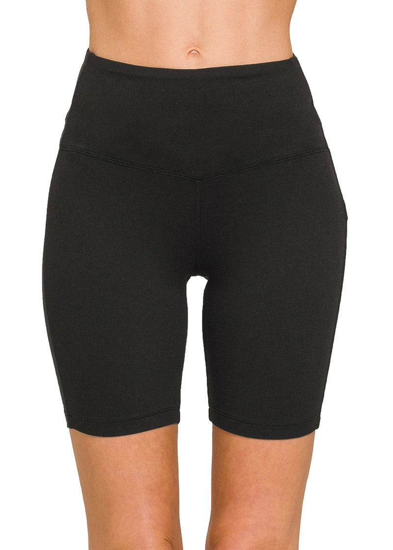 Esha Biker Shorts - Black