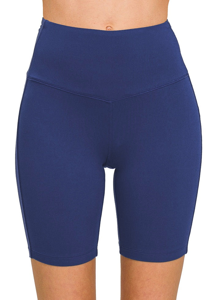 Esha Biker Shorts - Light Navy