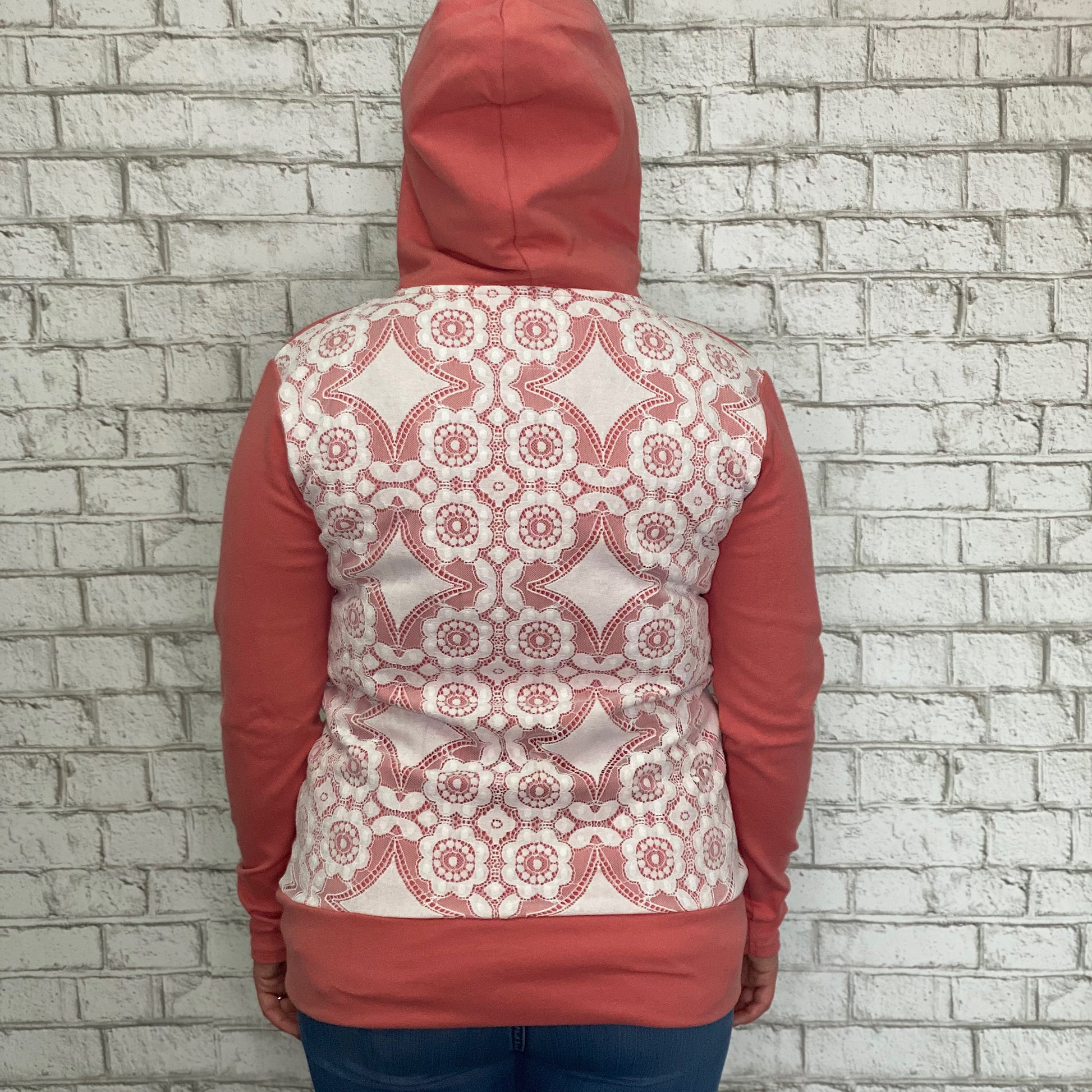 Ampersand Ave HalfZip Sweatshirt Burning Love