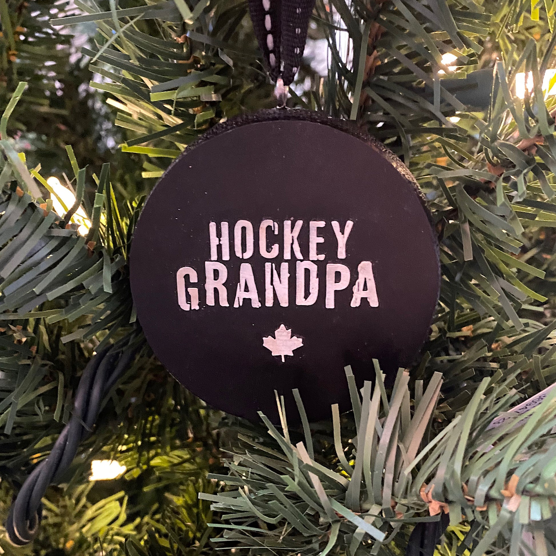 Hockey Puck Ornament