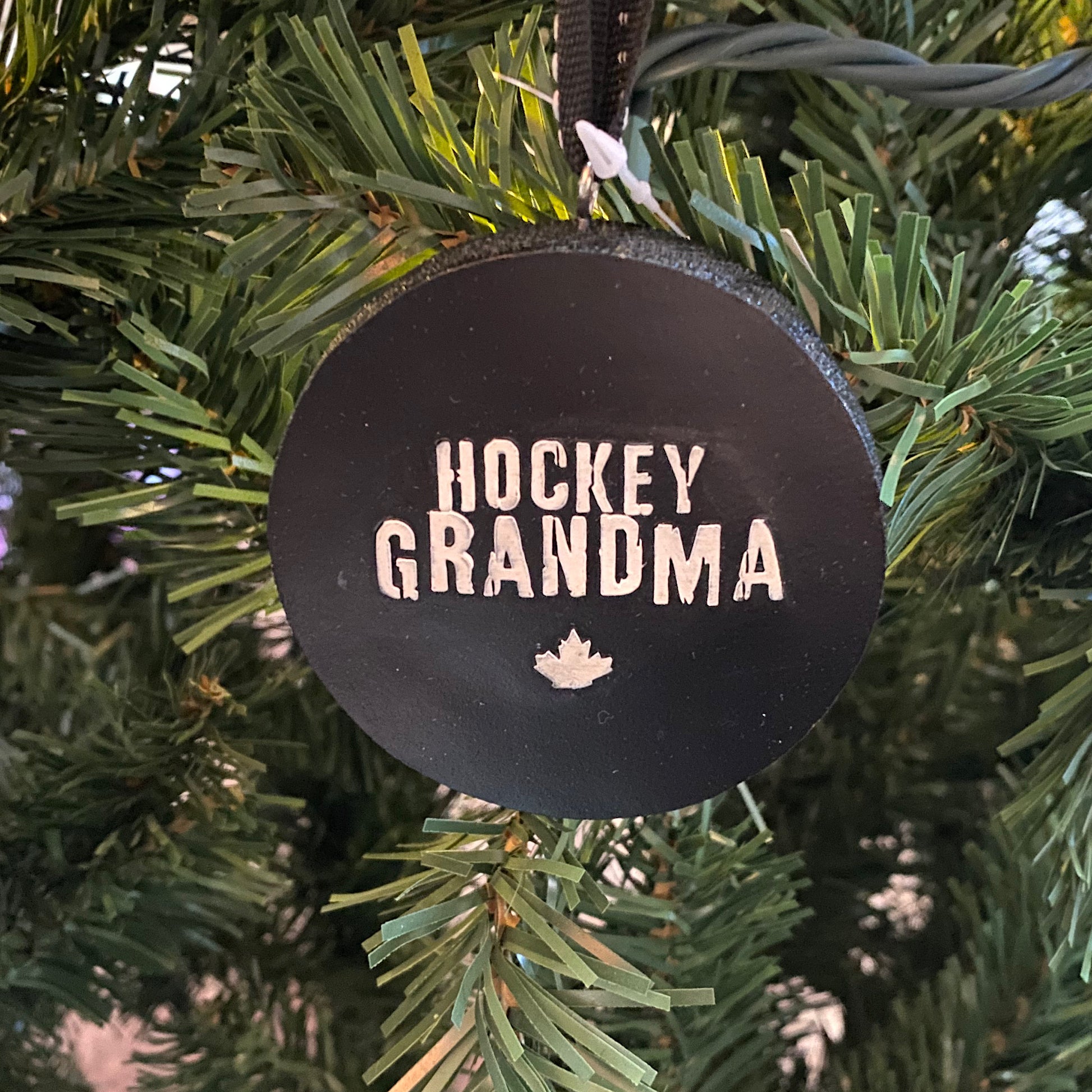 Hockey Puck Ornament
