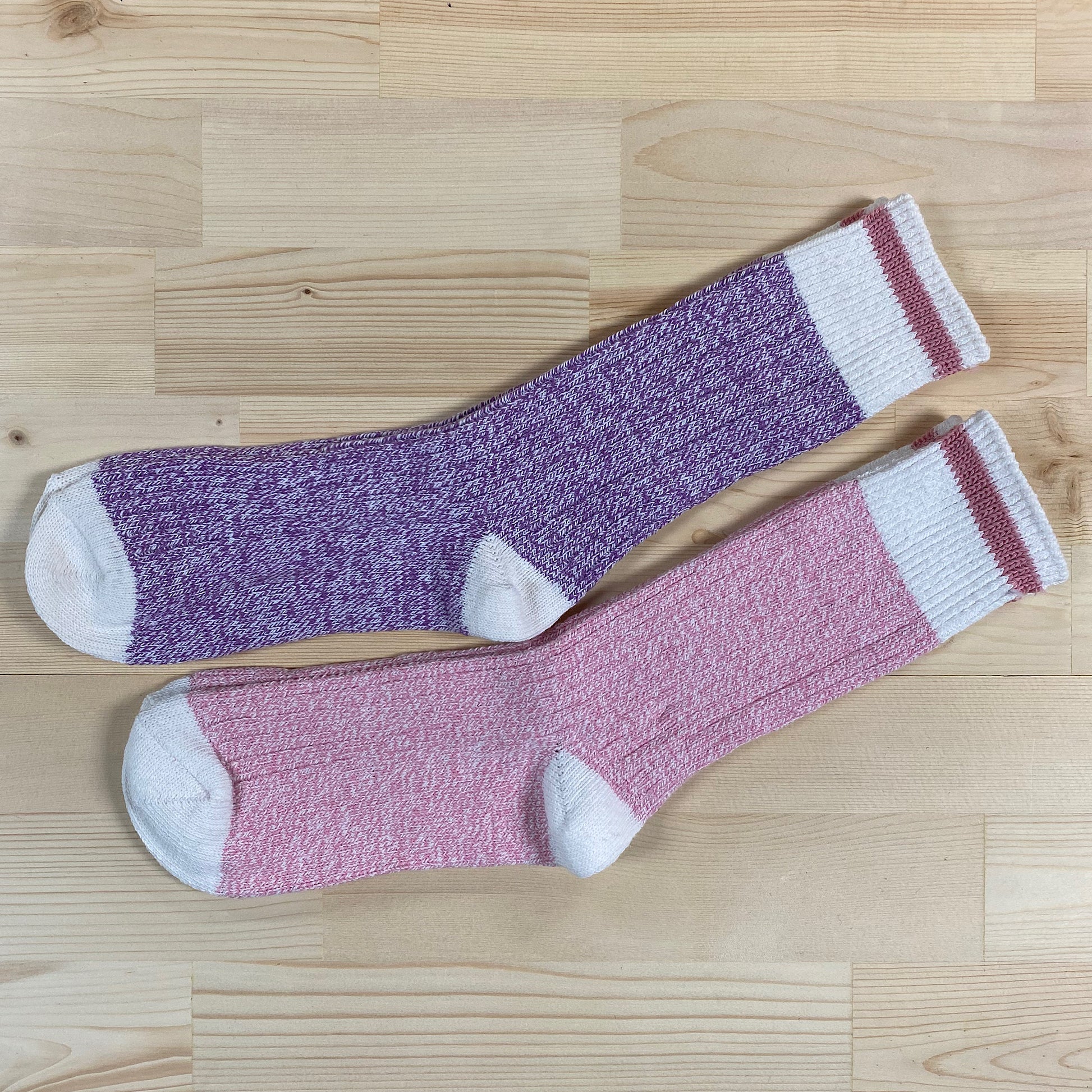 2 Colours Ladies Boot Socks