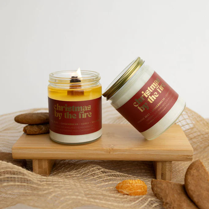 Christmas by the fire- Prairie Creek Candles