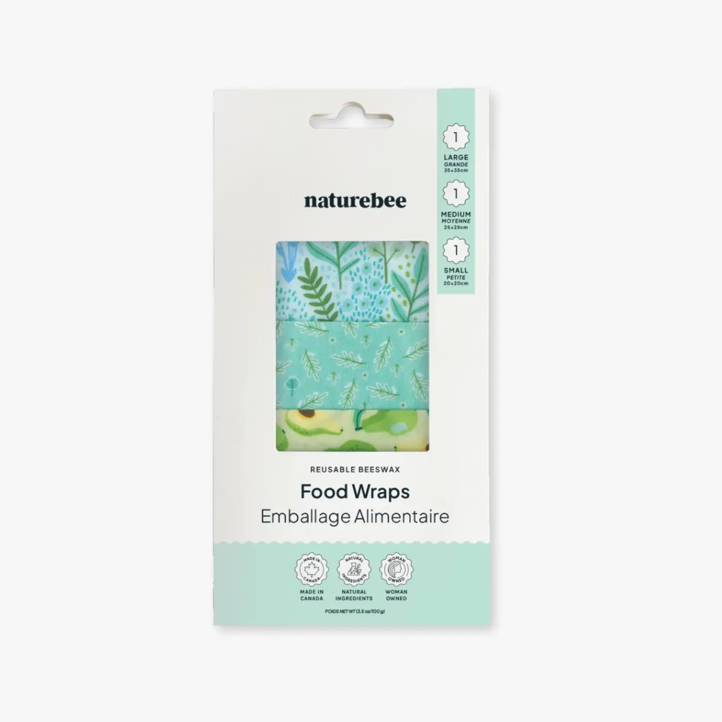 Beeswax Wrap Variety Sets: Green