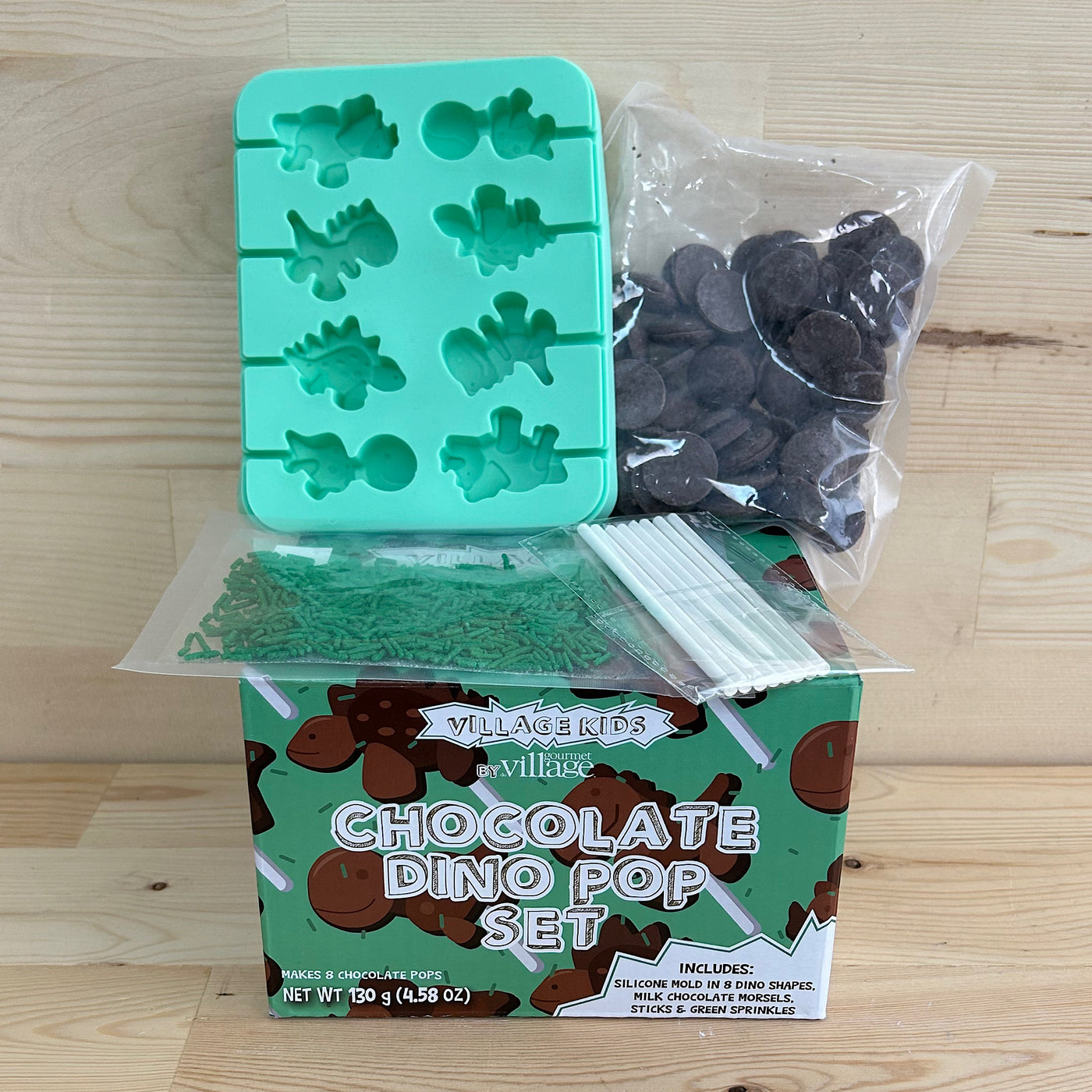 Chocolate Dino Pop Set