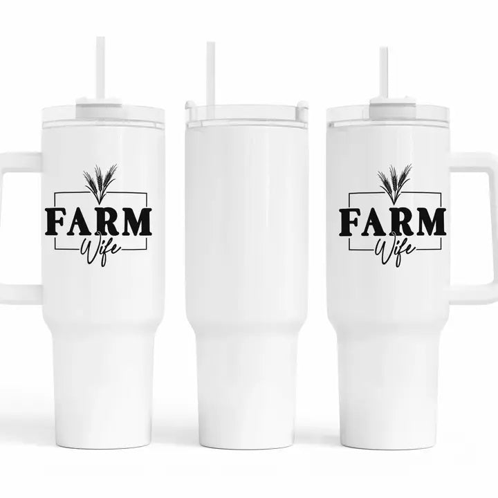 Farm Wife 40oz Tumbler | Farm Tumbler