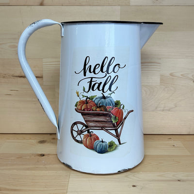 Metal Harvest Pitcher