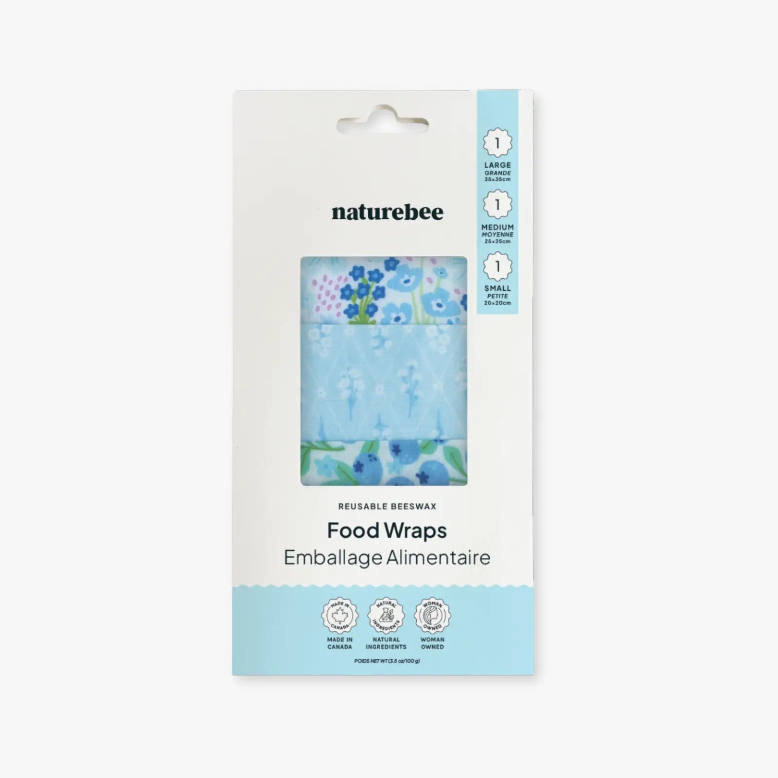 Beeswax Wrap Variety Sets: Blue