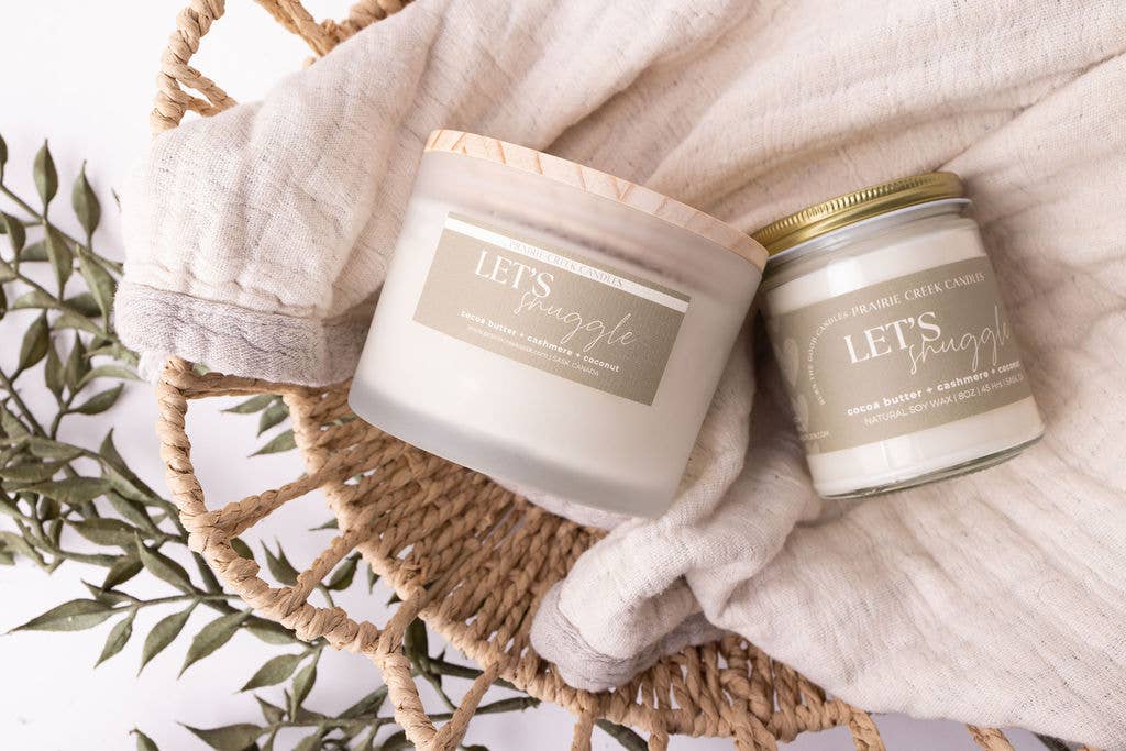 LET'S SNUGGLE | NON TOXIC SOY WAX CANDLE | FALL COLLECTION: 8OZ