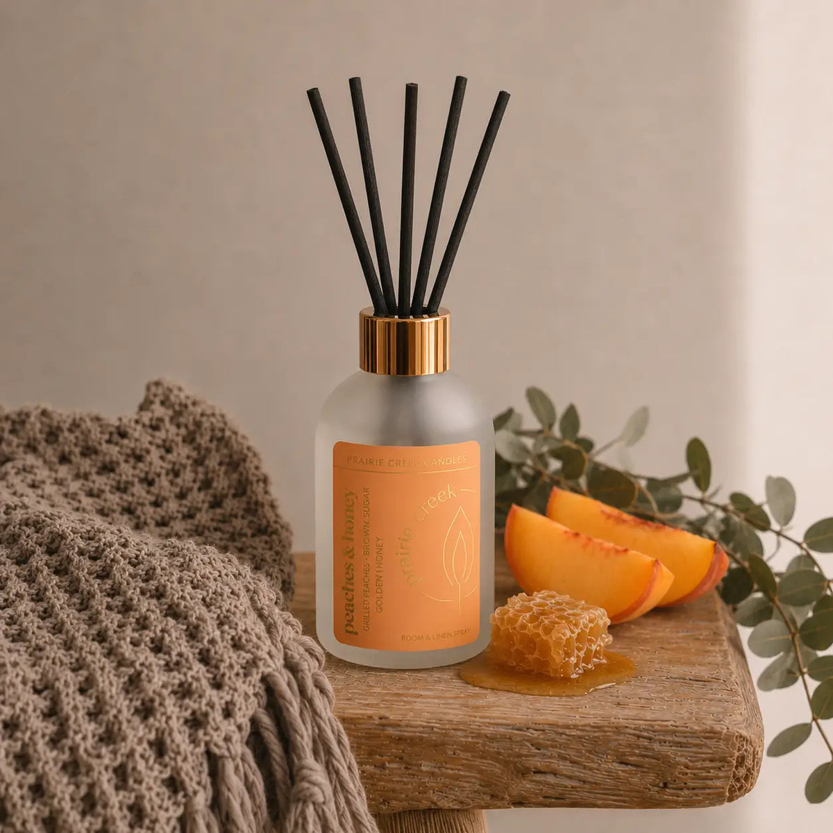Peaches & Honey Reed Diffuser