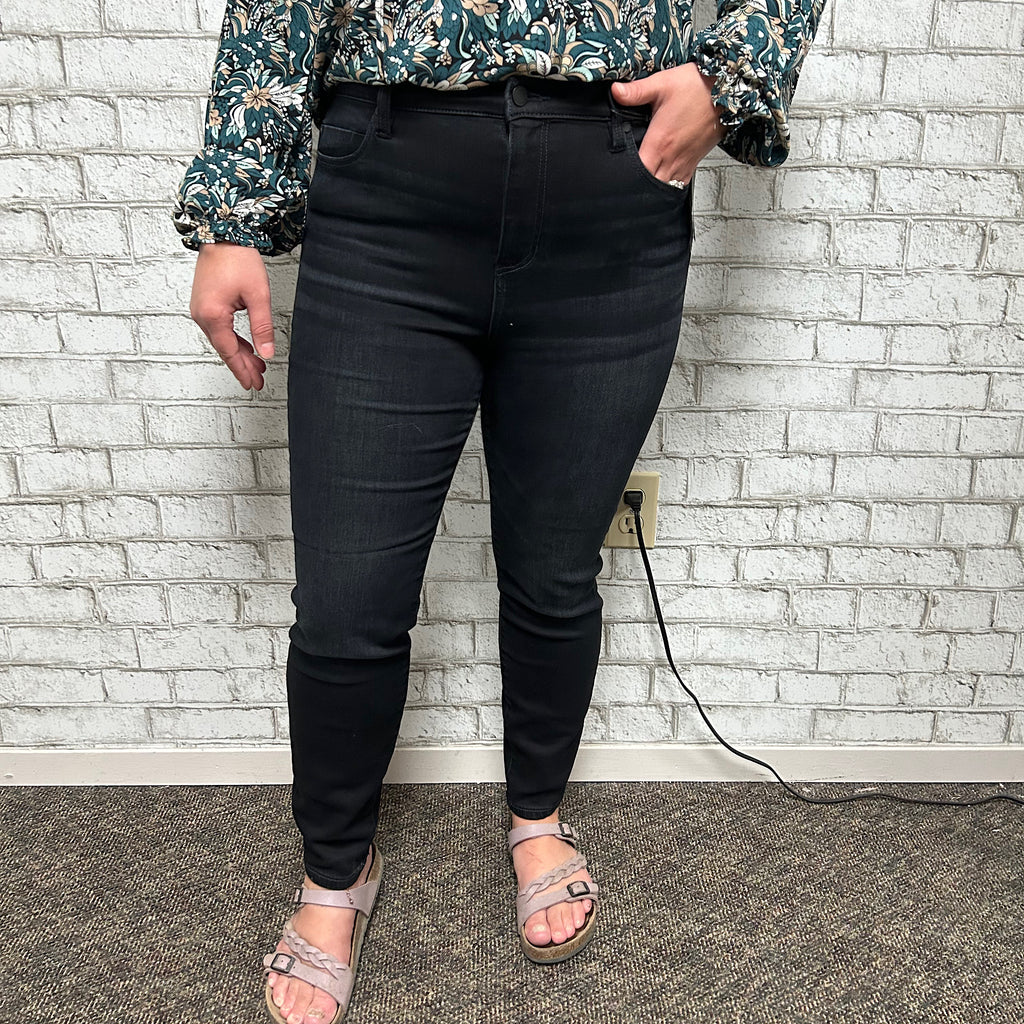 Abby High-rise Ankle Skinny- Apollo