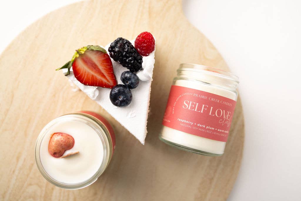SELF LOVE CLUB | NON TOXIC SOY WAX CANDLE | VALENTINES COLLECTION: 8OZ - SINGLE WICK
