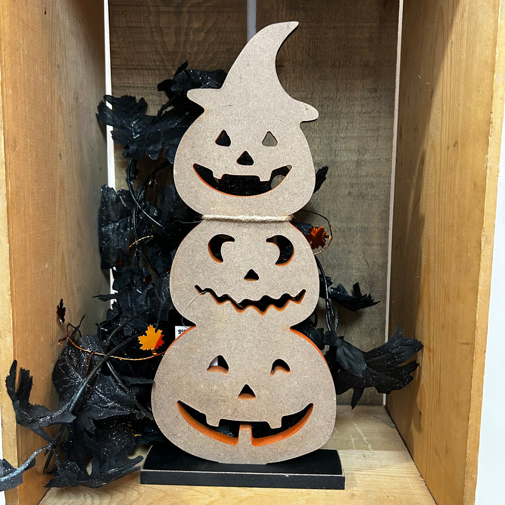 Wood Stacking Pumpkins