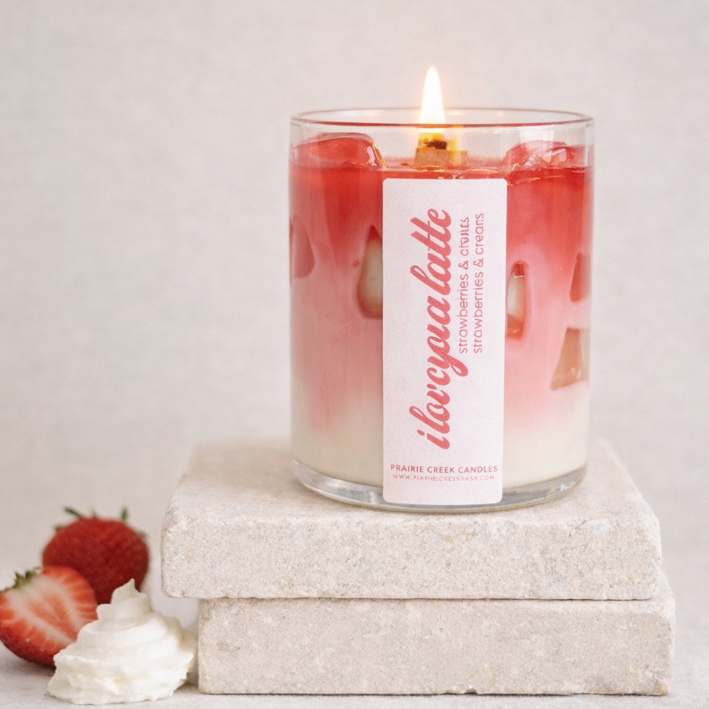 I LOVE YOU A LATTE | NON TOXIC SOY WAX CANDLE | LOVE COLLECTION: 10oz