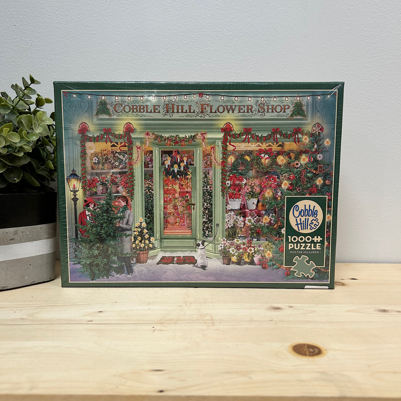 Christmas Flower Shop- Cobble hill puzzle 1000 pieces