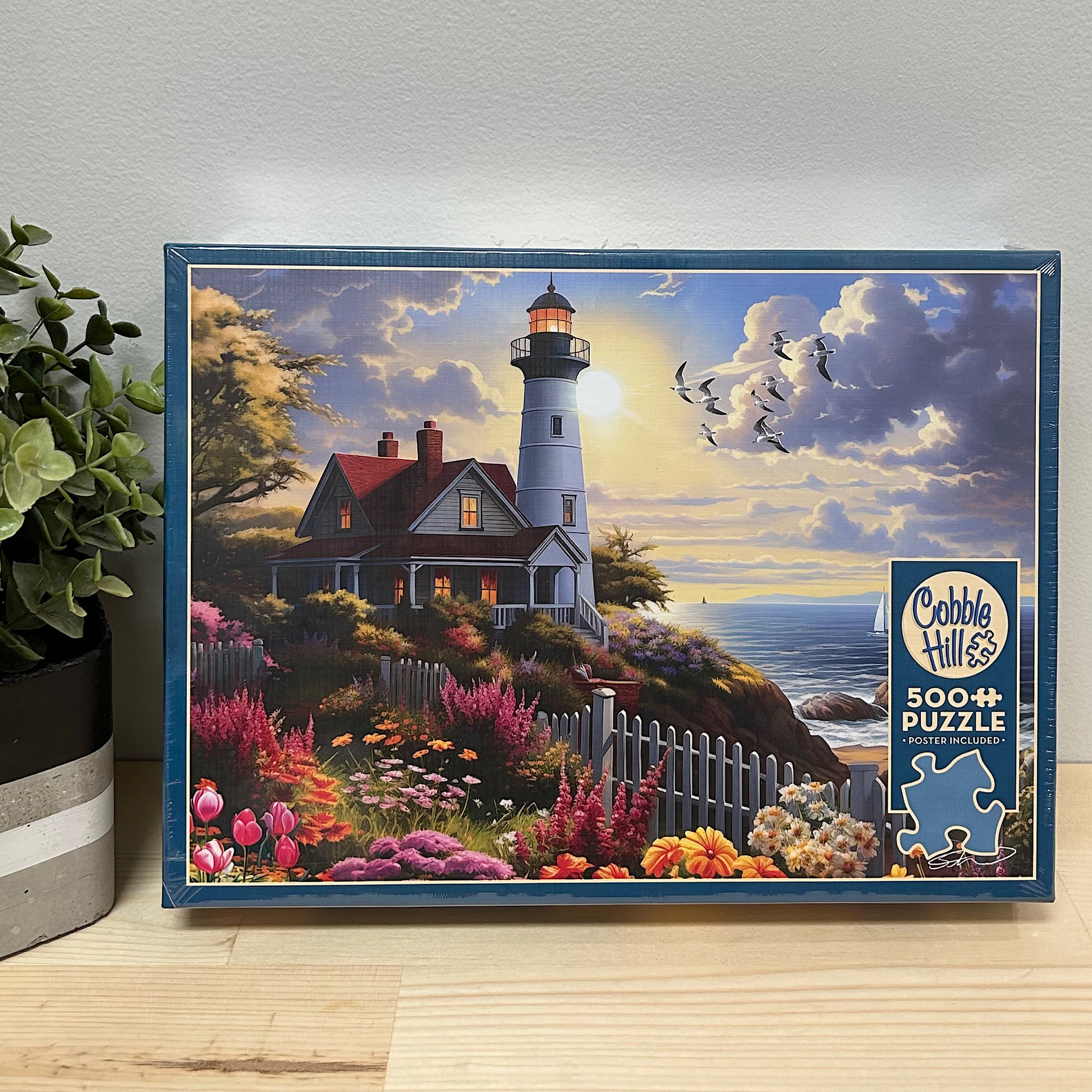 To The Lighthouse - Cobble Hill 500 piece puzzle
