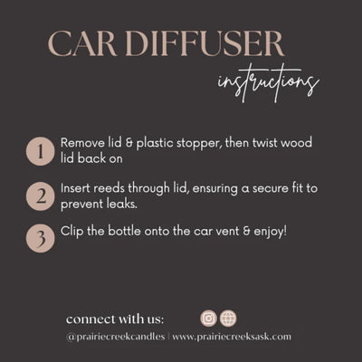 Car Diffuser - Caramel Pumpkin Pie