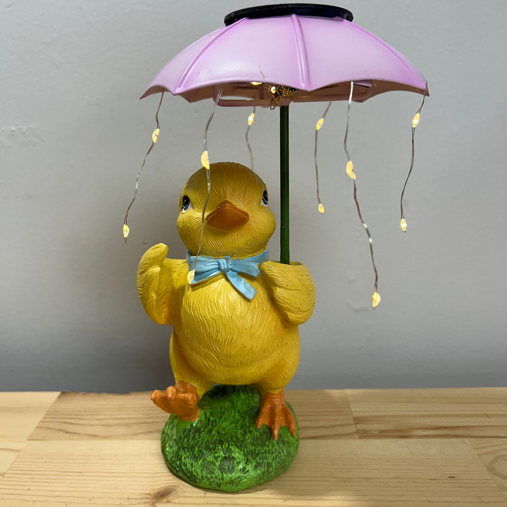 Solar Light Figure with Umbrella