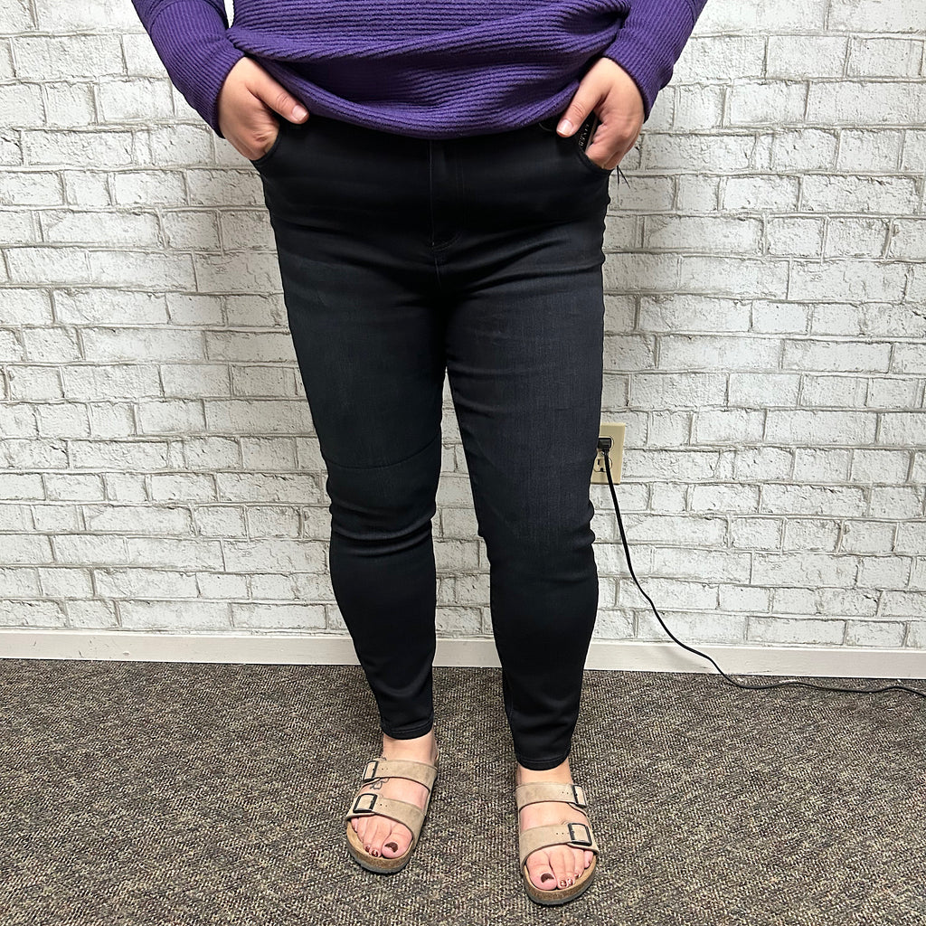 Abby High-rise Ankle Skinny- Apollo