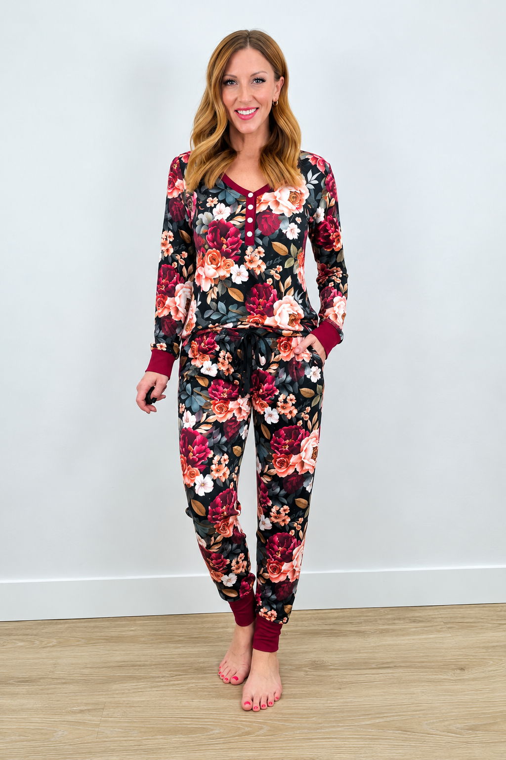 Floral Jogger PJ Set