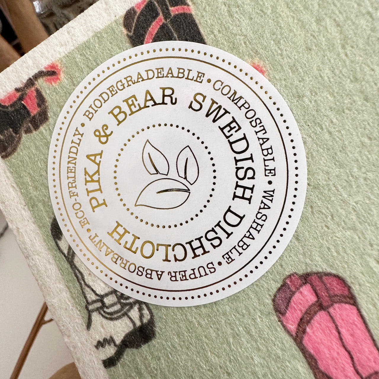 Cowboy Pattern Swedish Dishcloth