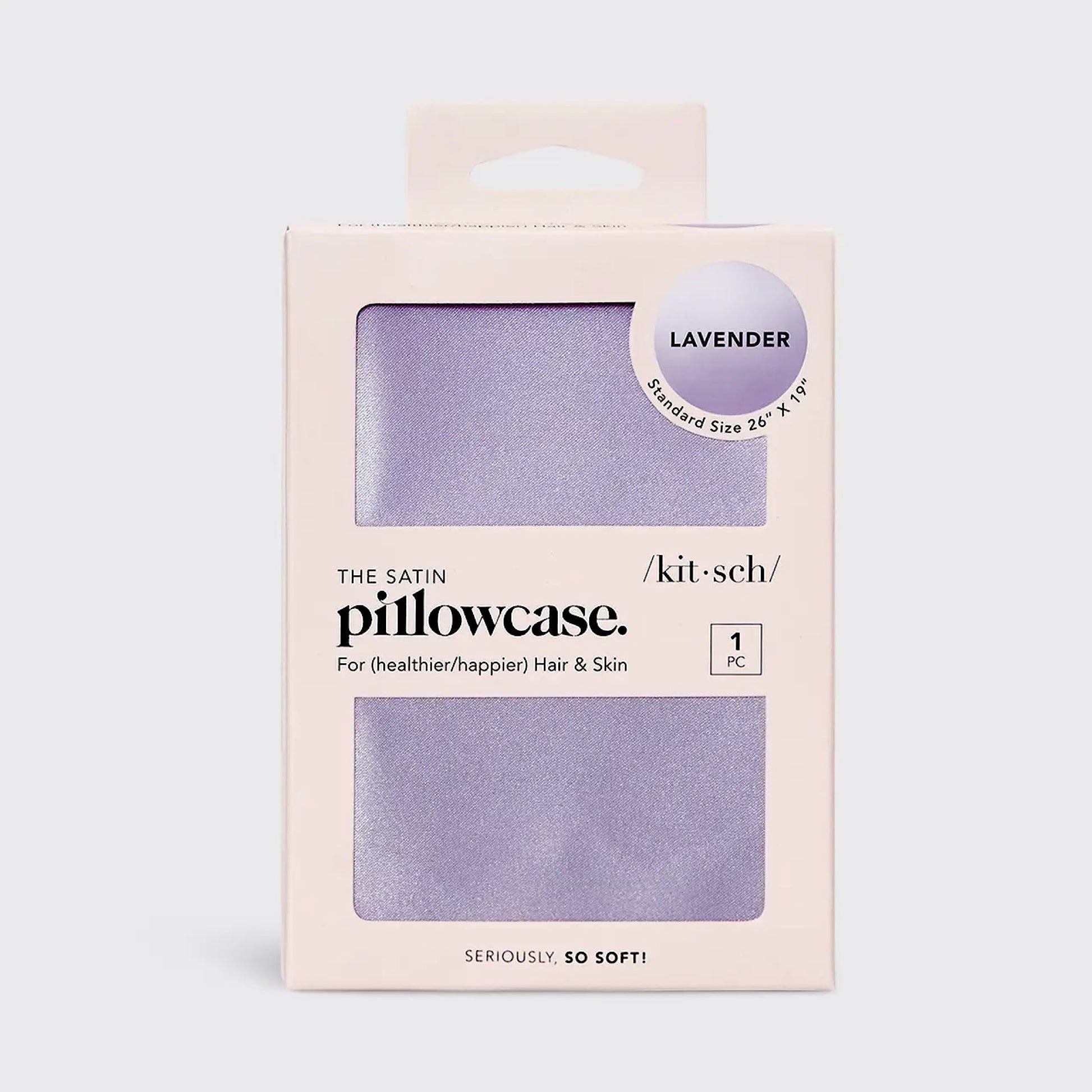 Satin Pillow Case - Lavender