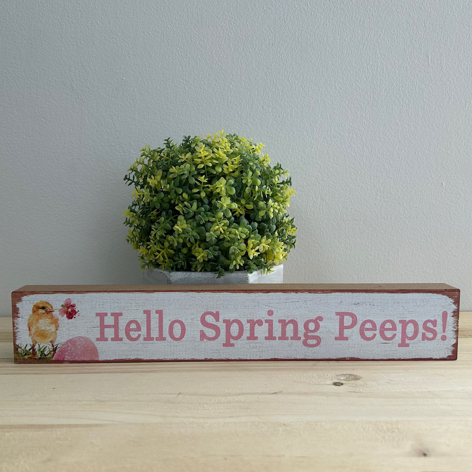 Wood Easter Block
