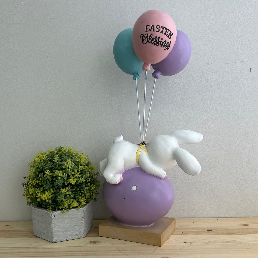 Easter Bunny On Welcome Egg