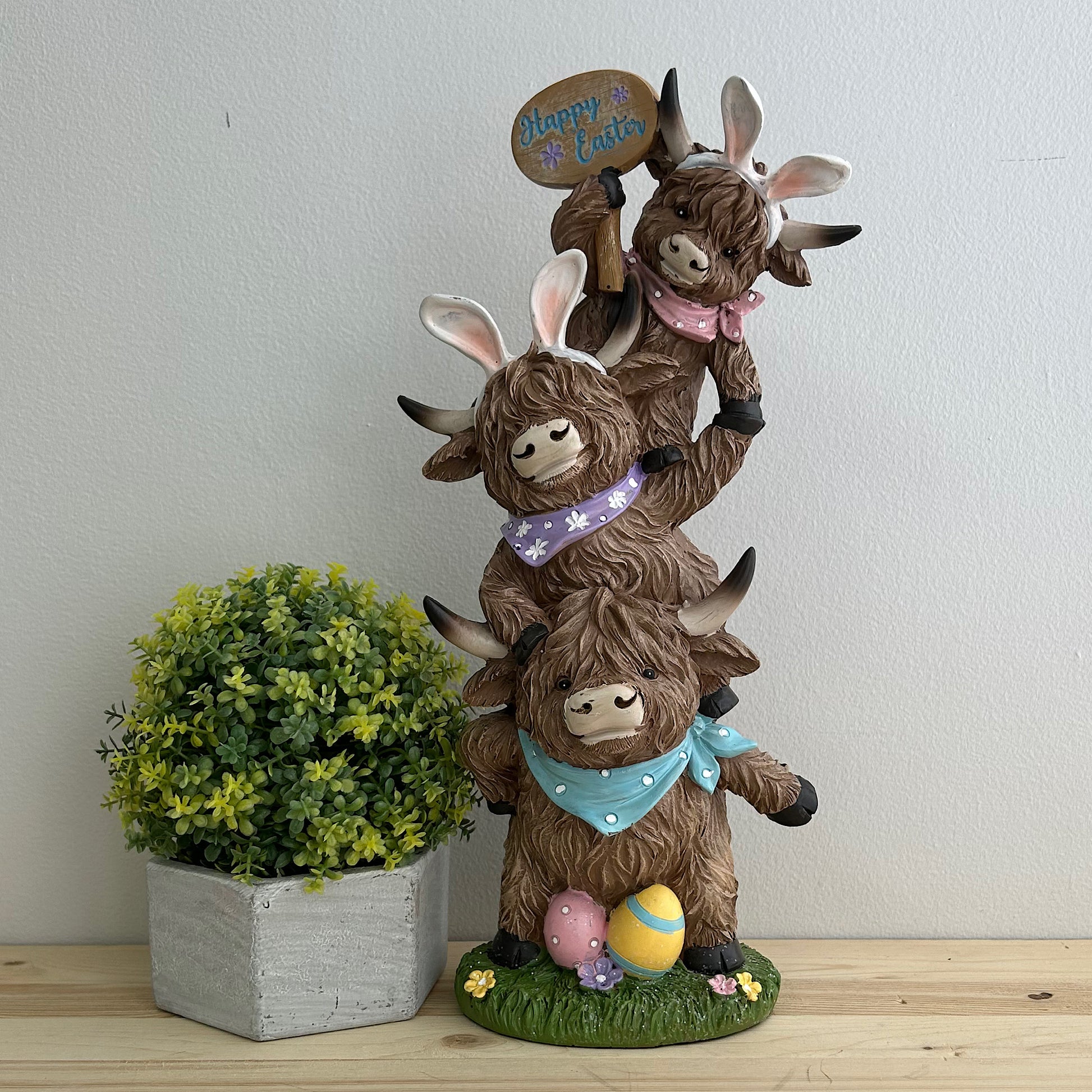 Easter Highland Cows