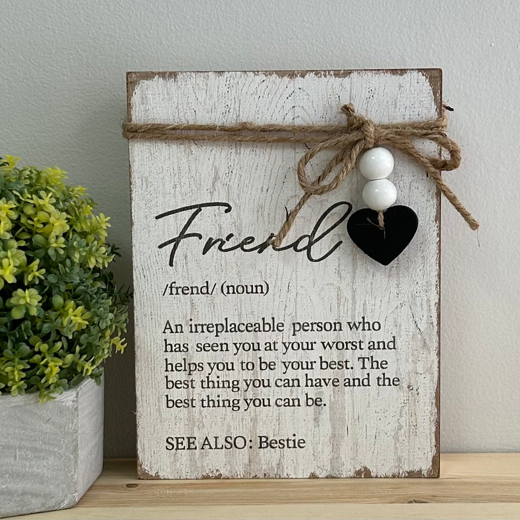 Wood Inspirational Block