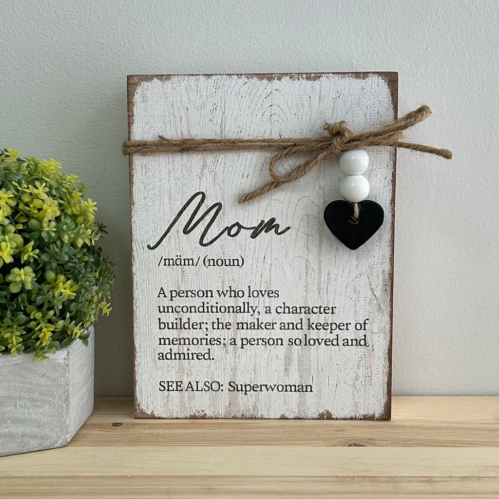 Wood Inspirational Block