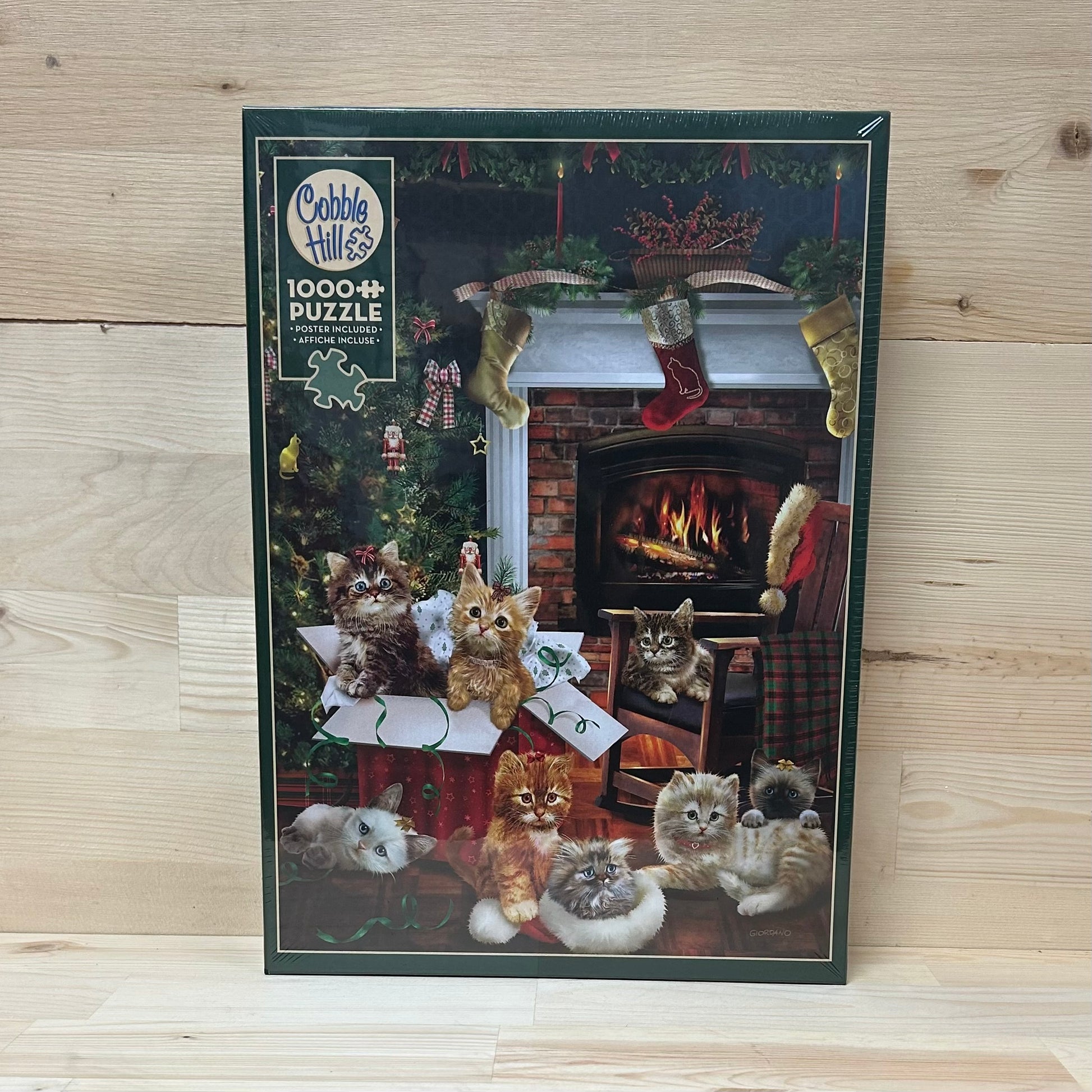 Christmas Kittens - Cobble Hill 1000 piece puzzle