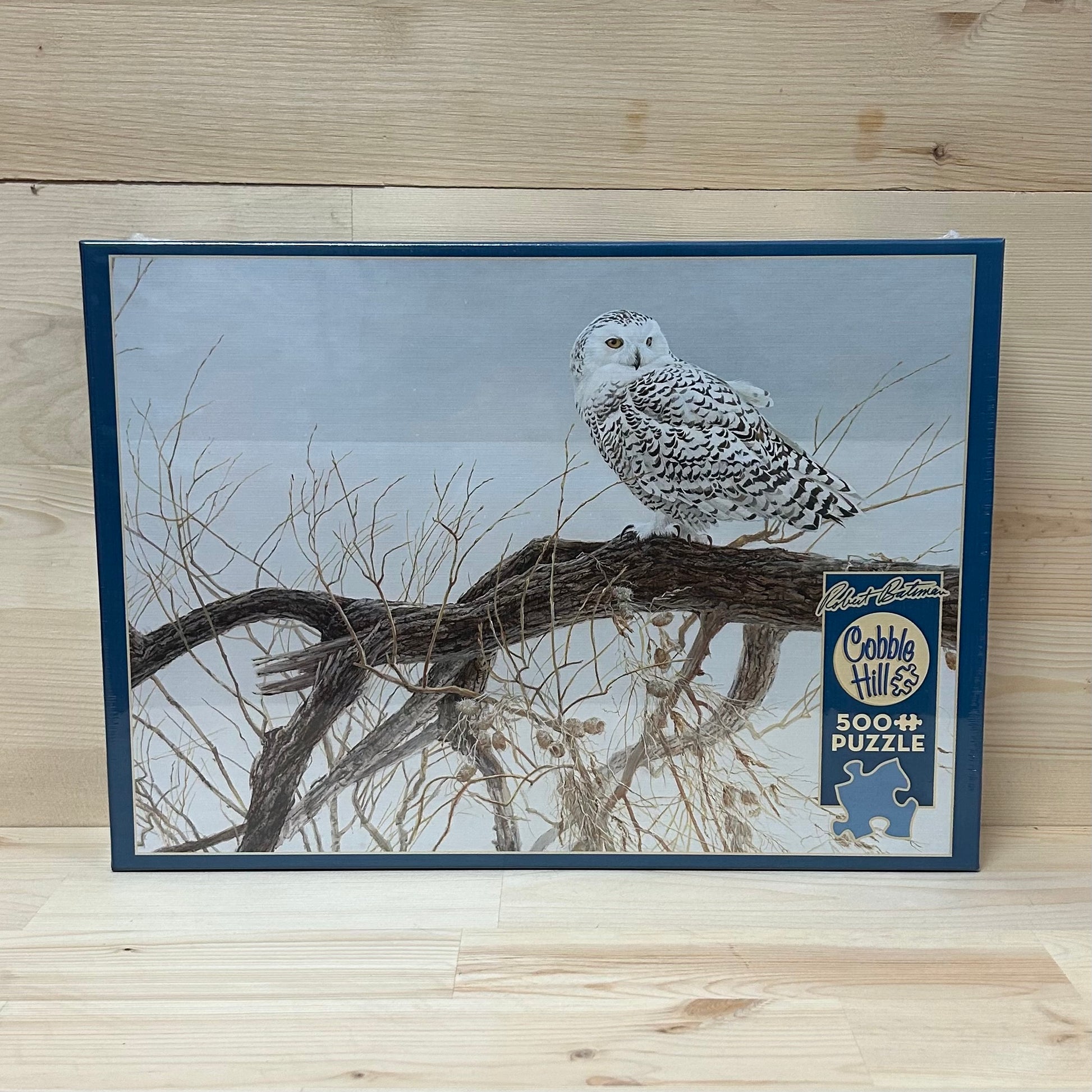Fallen Willow Snowy Owl - Cobble Hill 500 piece puzzle
