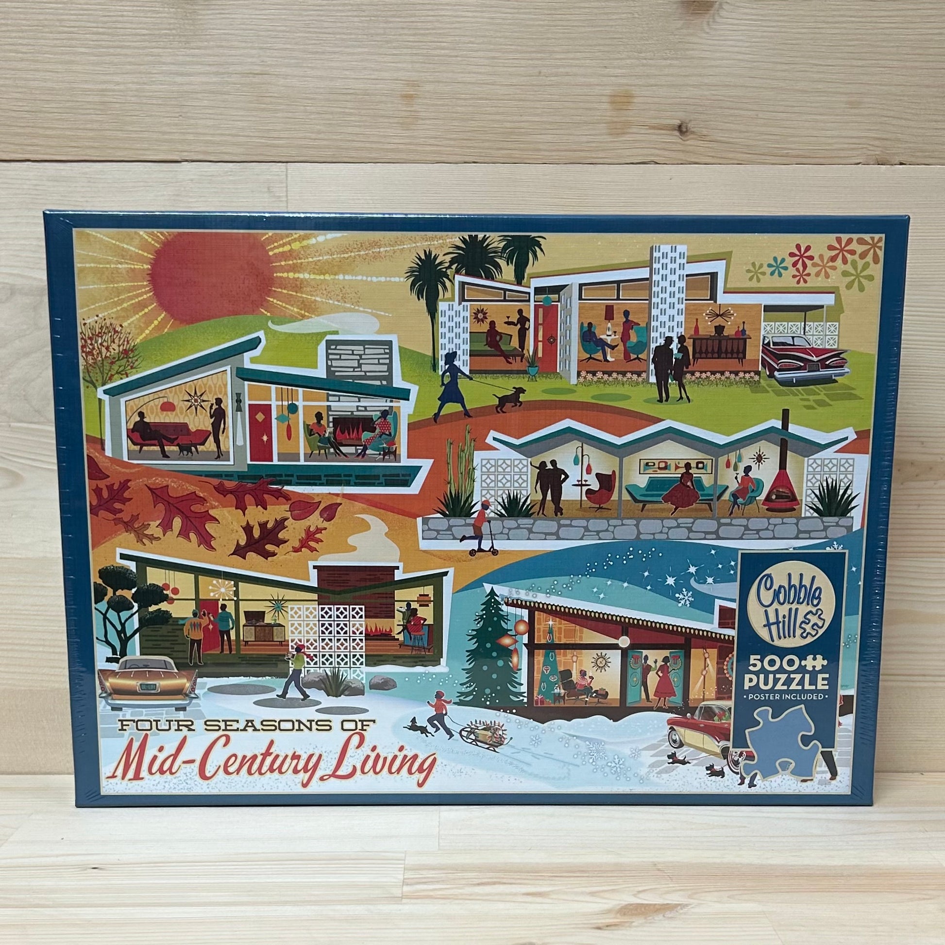 Four Seasons of Mid-Century Living - Cobble Hill 500 piece puzzle