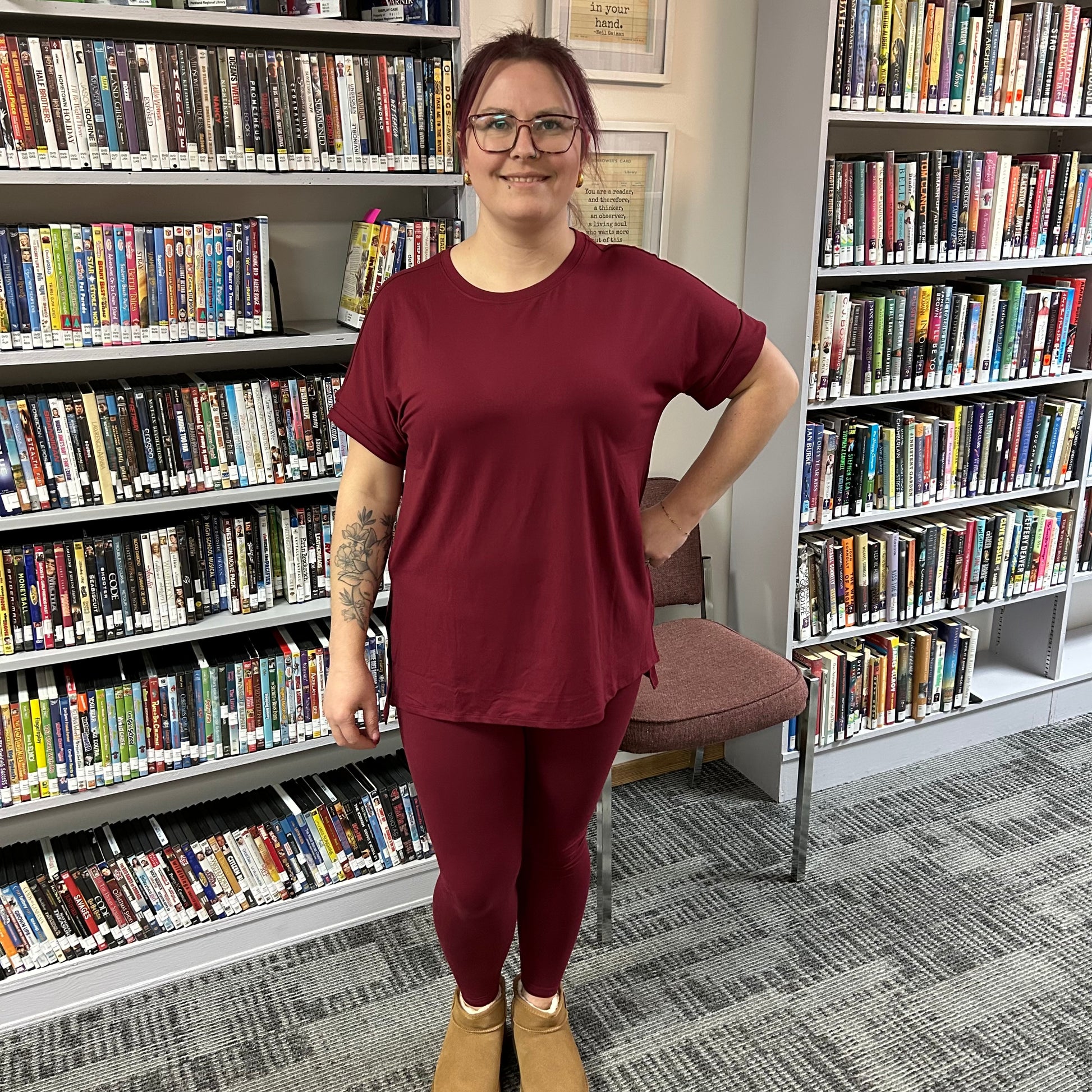 Lucie Lounge Set- Cabernet