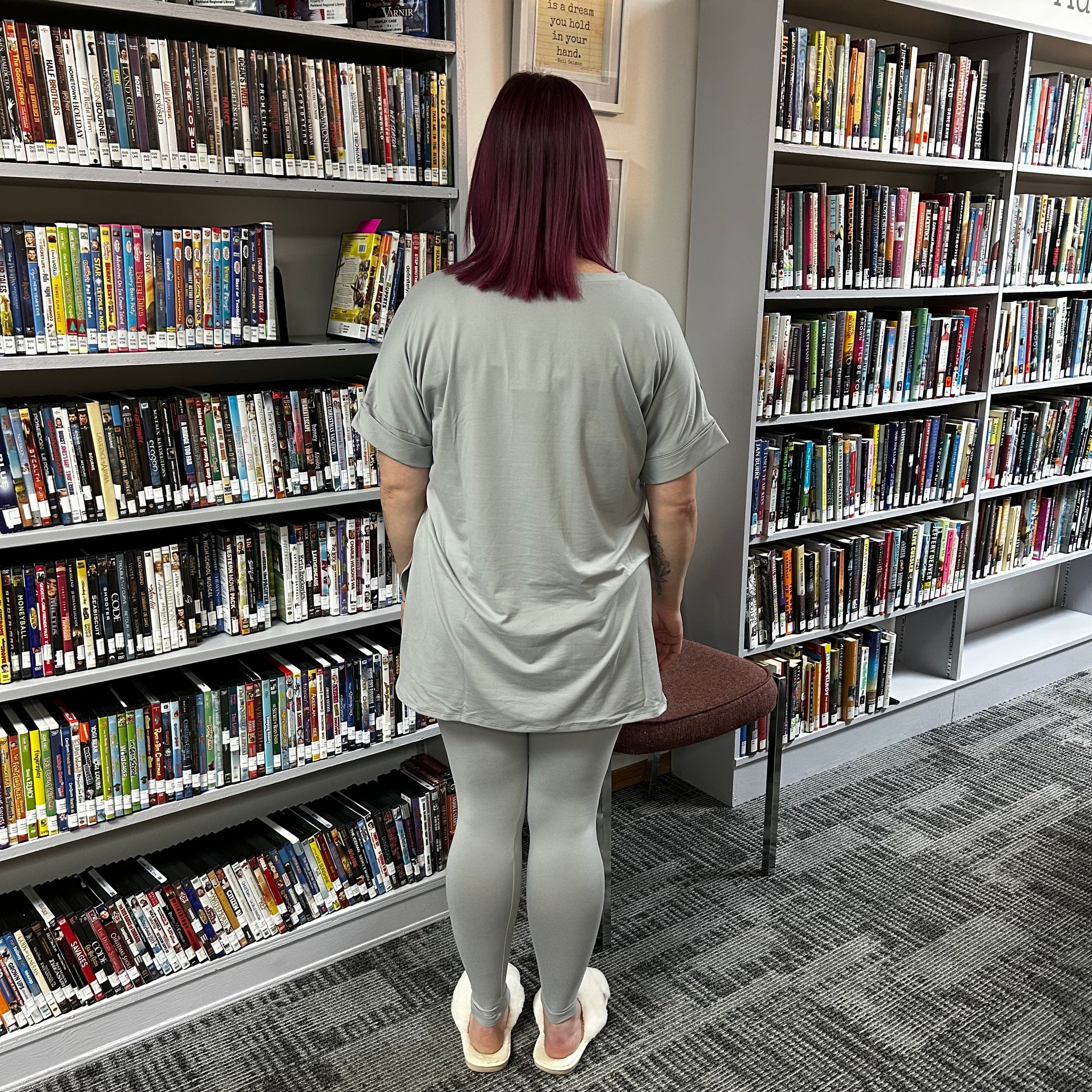 Lucie Lounge Set- Light Grey