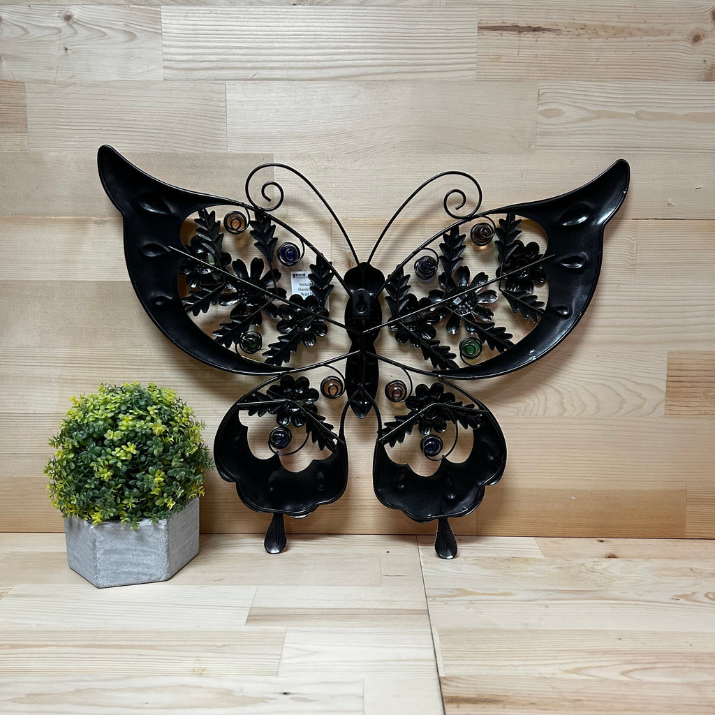 Metal & Glass Garden Friends Wall Decor