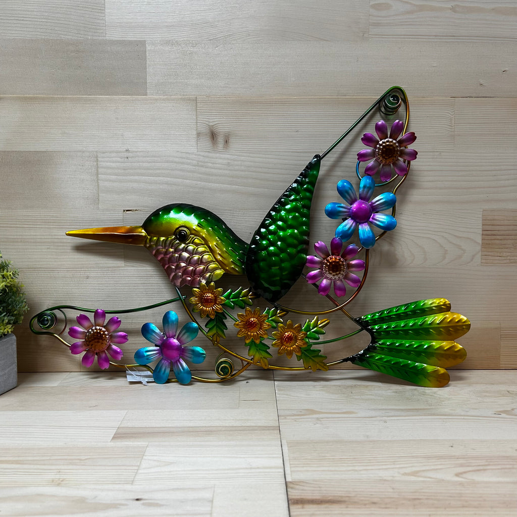 Metal & Glass Garden Friends Wall Decor