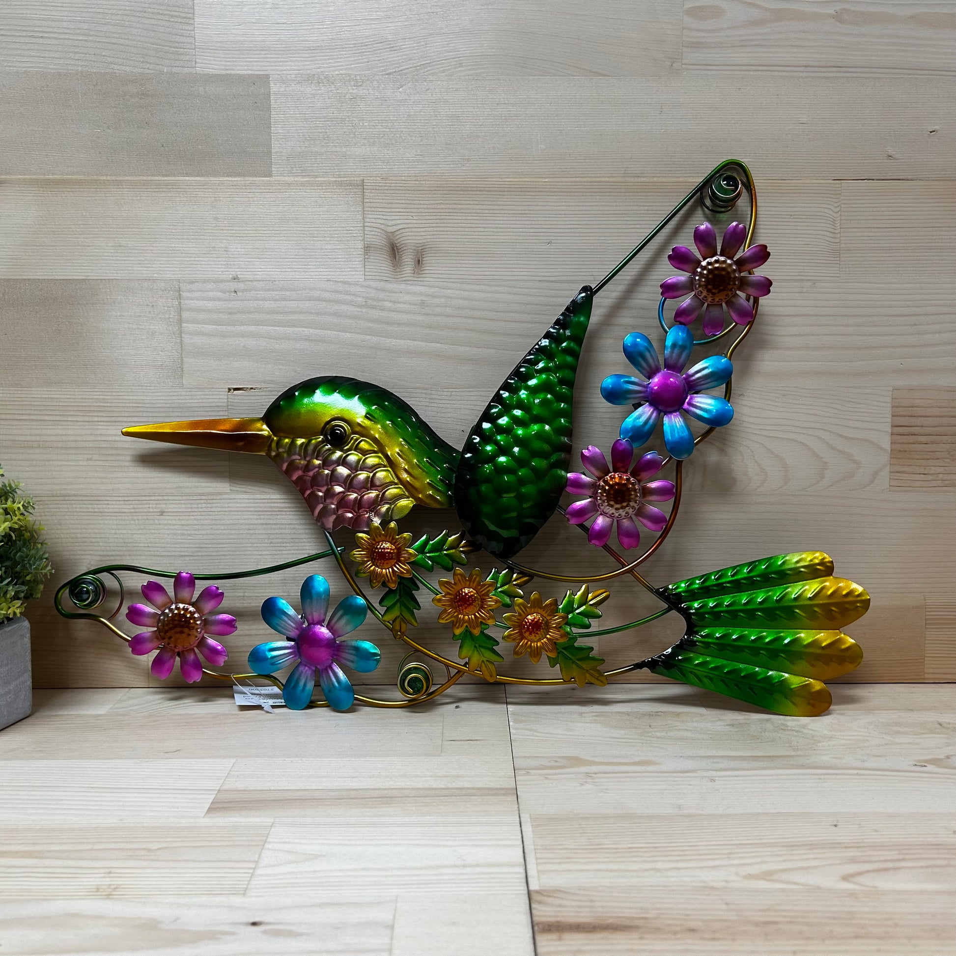 Metal & Glass Garden Friends Wall Decor