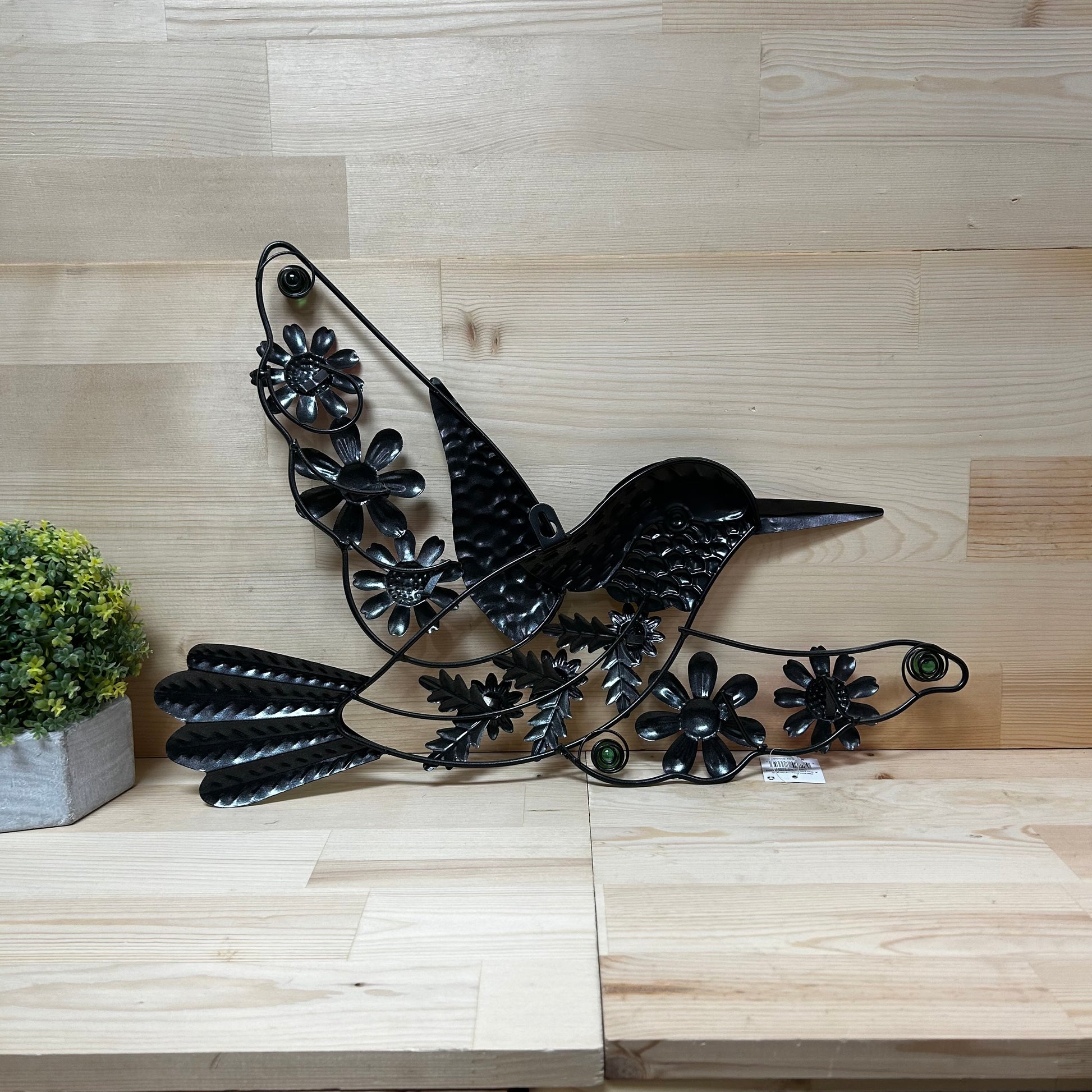 Metal & Glass Garden Friends Wall Decor