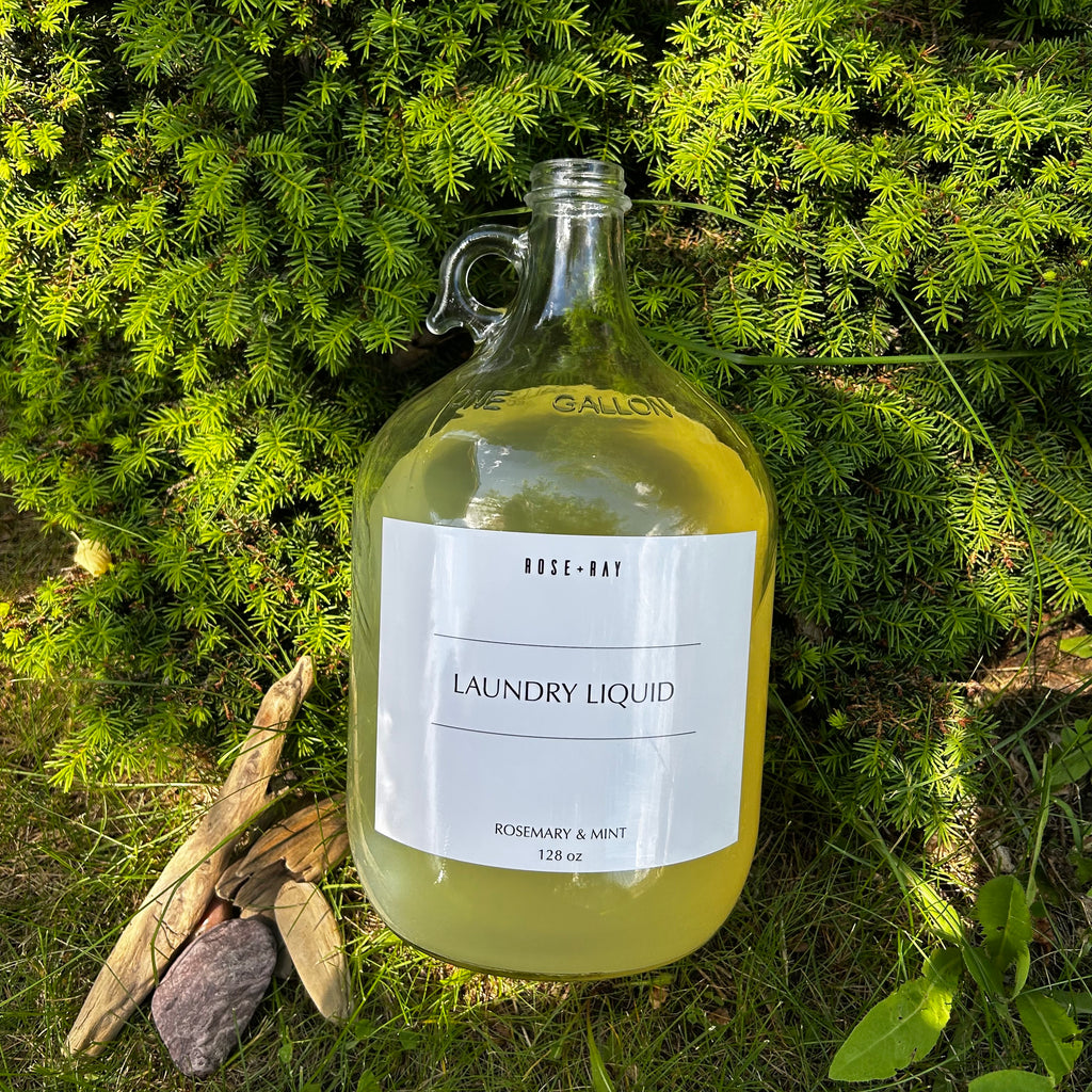 Laundry Liquid - Rosemary+Mint 16oz Reusable Pouch