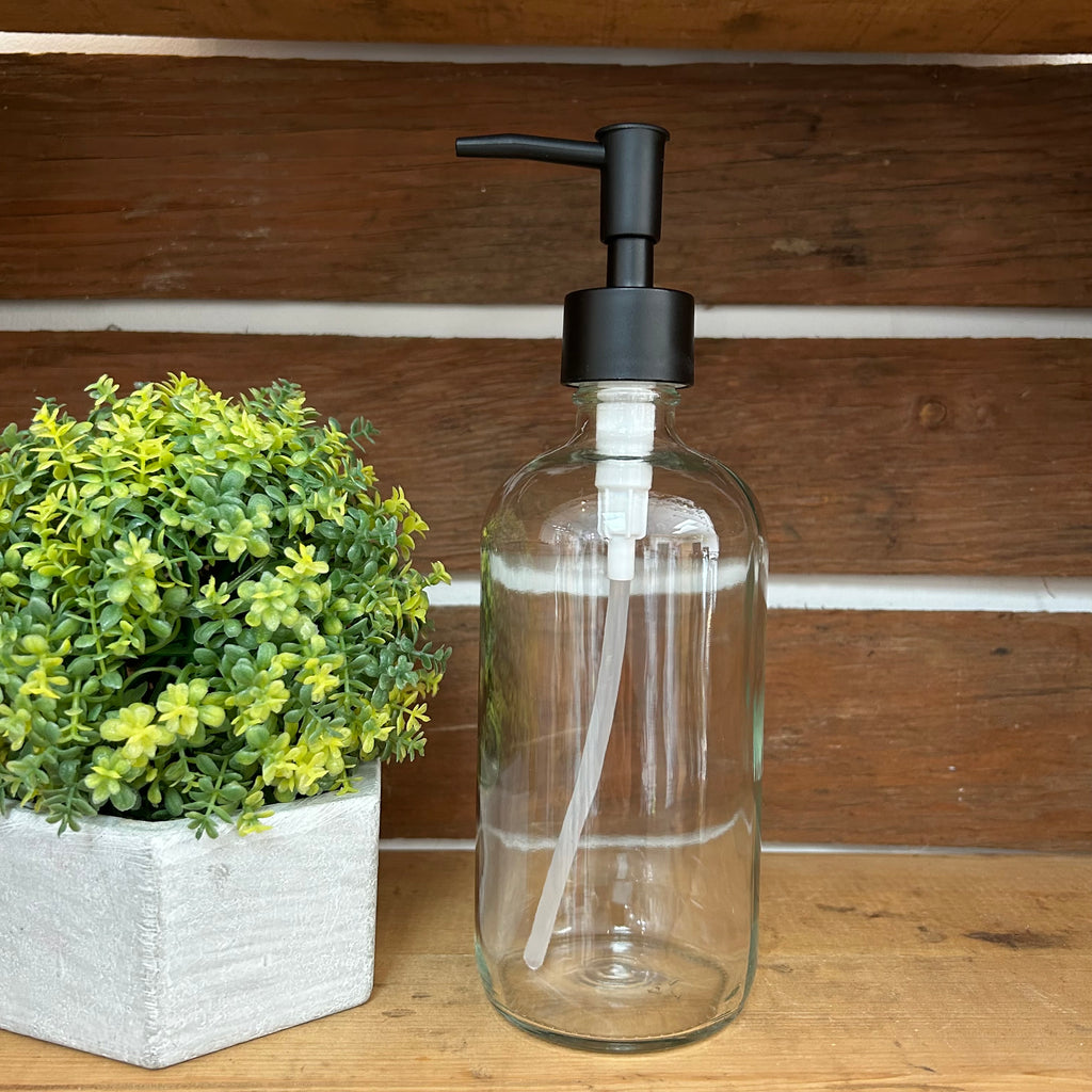 Clear Glass Bottle