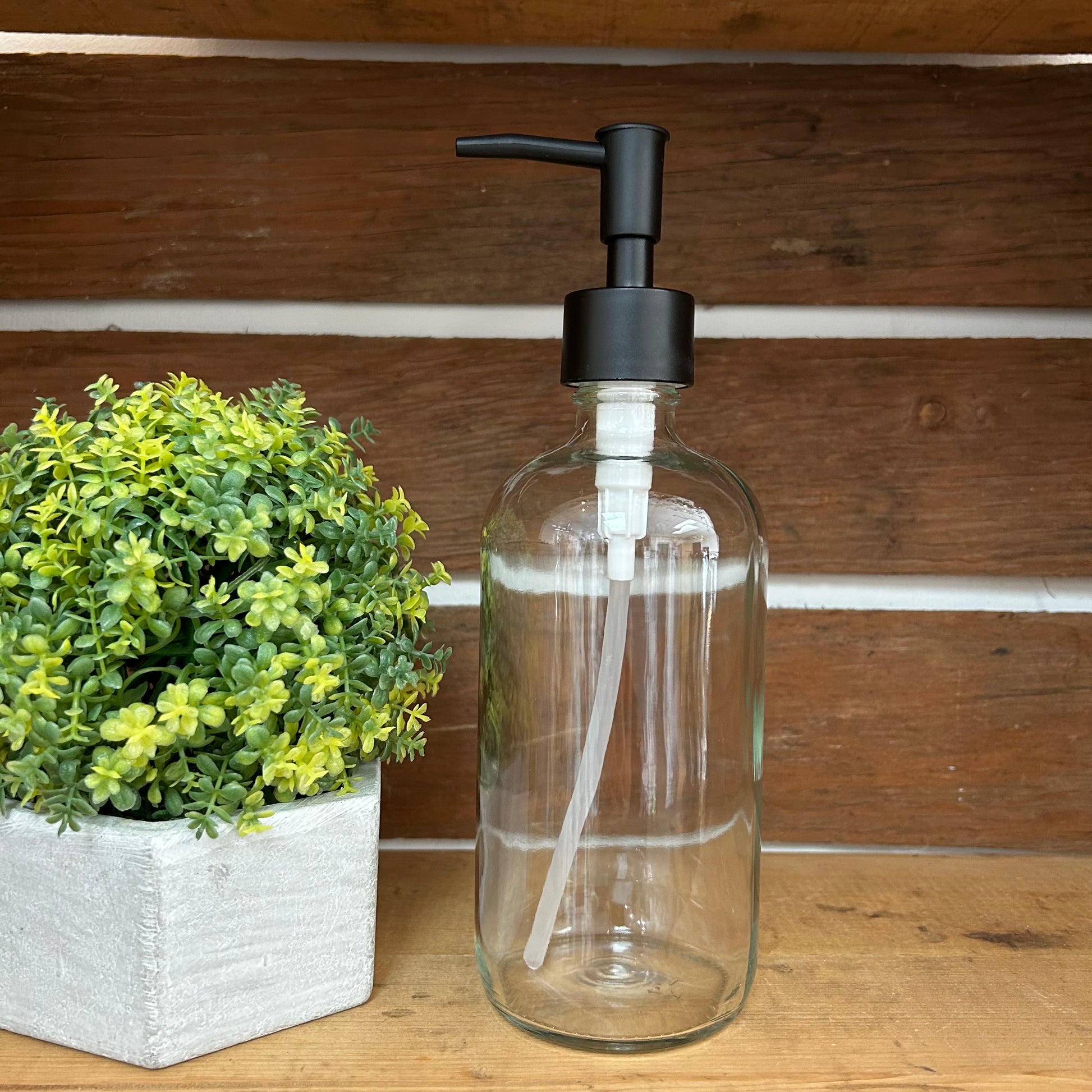 Clear Glass Bottle
