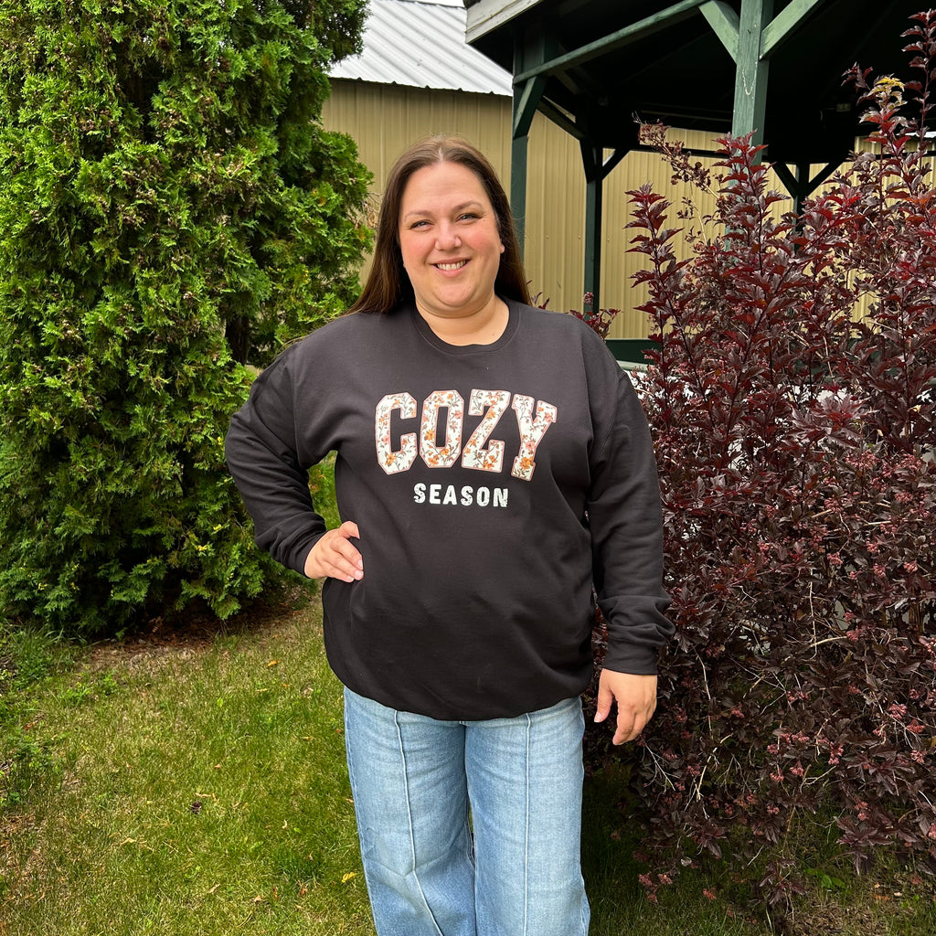 Cozy Season - Crewneck Black