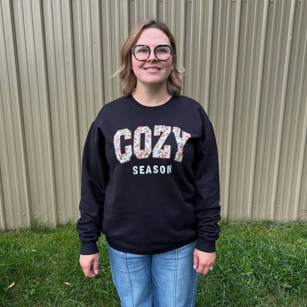 Cozy Season - Crewneck Black